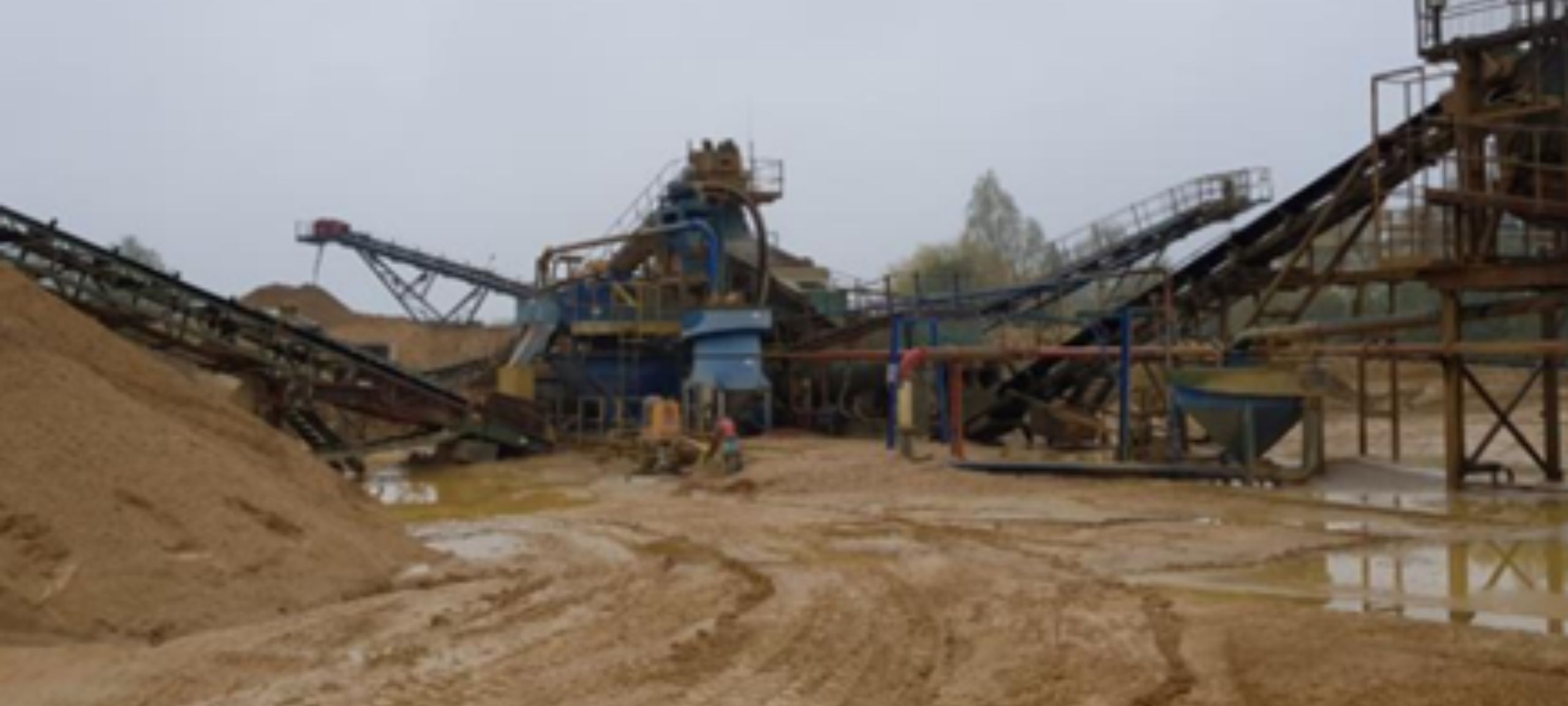 Hill quarry