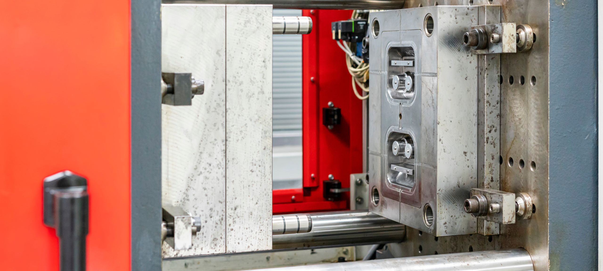 A plastic moulding machine