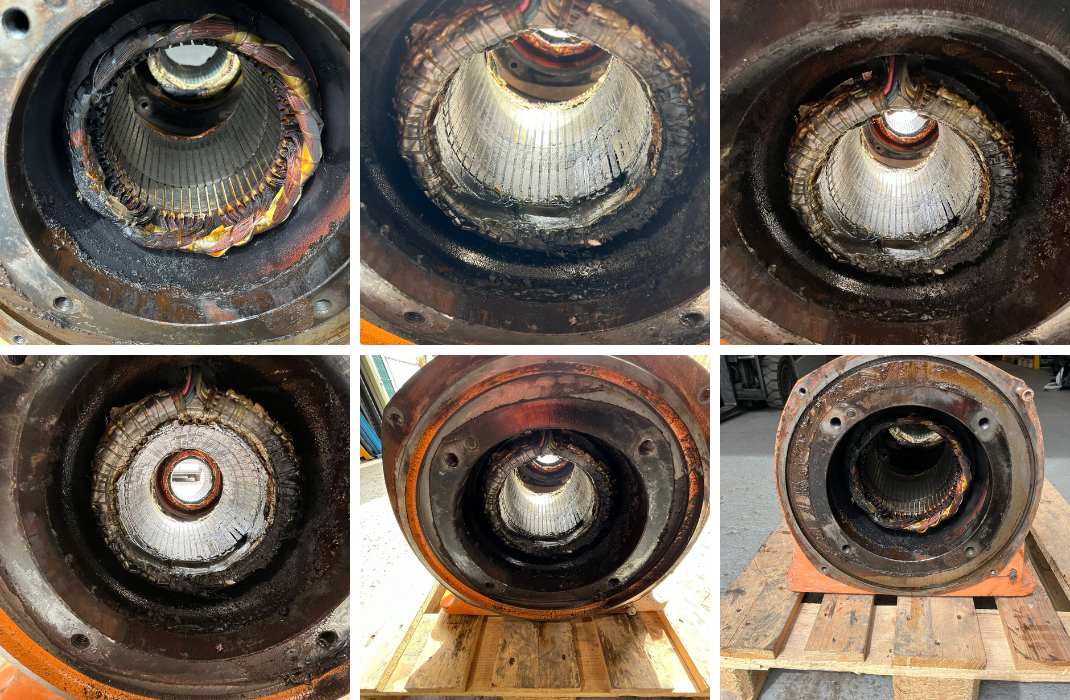 Burnt out motors